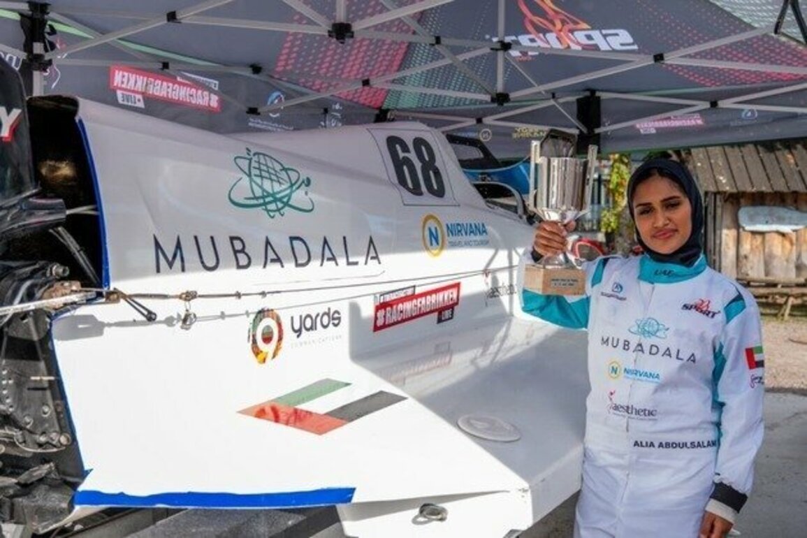 UAE's Alia Abdulsalam sets personal best in Formula 4 in Norway