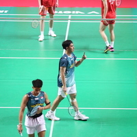 (SP)INDONESIA-JAKARTA-BADMINTON-INDONESIA OPEN-MEN'S DOUBLES-QUARTERFINAL