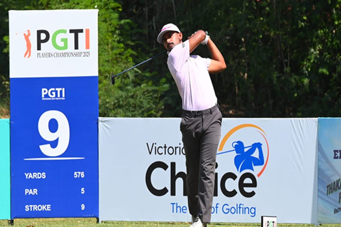 PGTI Players Championship: Trishul Chinnappa shoots top-notch 64 for second-round lead