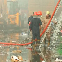 Delhi: Massive fire breaks out at building in Sanjay Gandhi Transport Nagar; 27 fire tenders rushed to spot