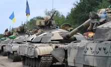 Image: Ukrainian tanks during an anti-terrorism exercise. Courtesy of the Ukraine Ministry of Defence. 