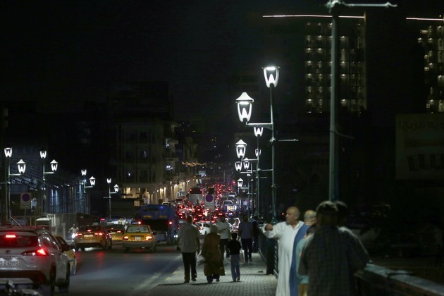 IRAQ-BAGHDAD-NIGHT VIEW