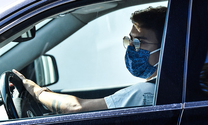 How Juventus players arrive for training How Juventus players arrive for training