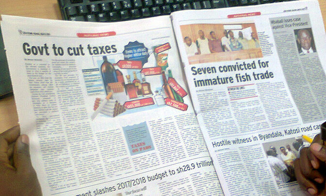 In today's New Vision: Sanitary pad tax scrapped In today's New Vision: Sanitary pad tax scrapped