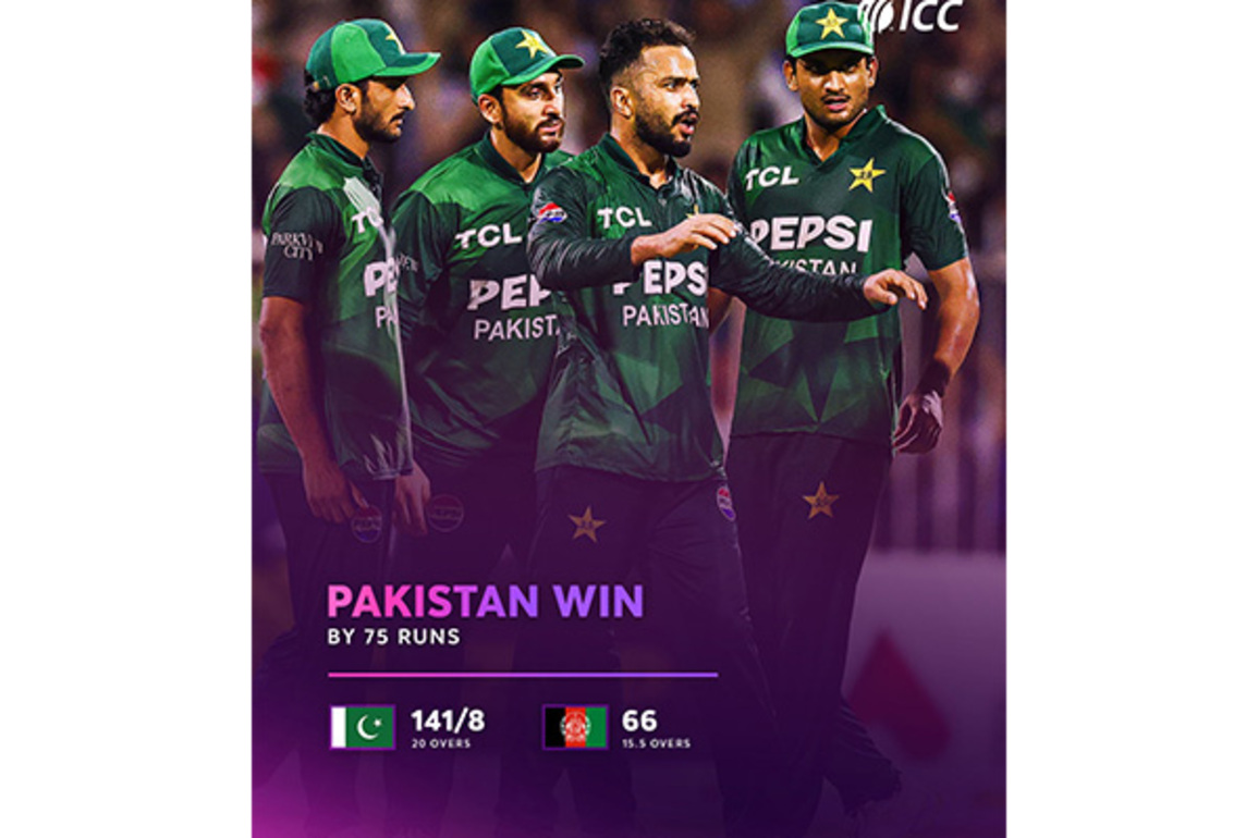 Nawaz's historic hat-trick powers Pakistan to tri-nation series win in UAE, beat Afghanistan by 75 runs