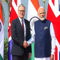 PM Narendra Modi meets UK PM Keir Starmer in Mumbai