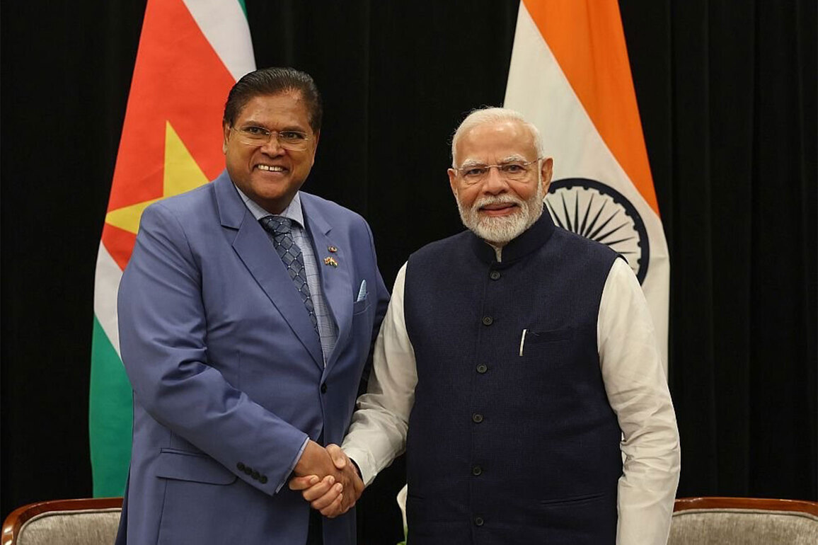 PM Modi mourns death of former Suriname President Chandrikapersad Santokhi