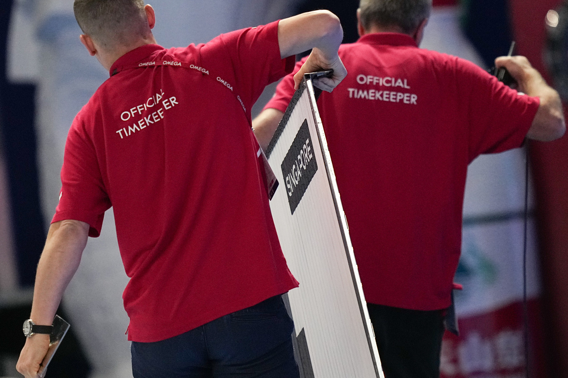 (SP)SINGAPORE-WORLD AQUATICS CHAMPIONSHIPS-SWIMMING-MEN'S 50M FREESTYLE