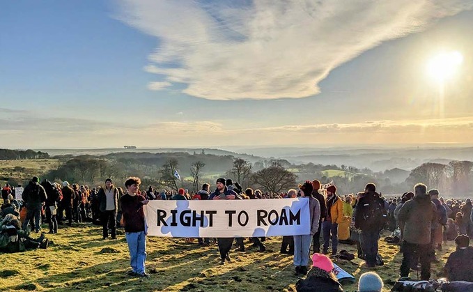 Dartmoor has once again been targeted by Right to Roam campaigners