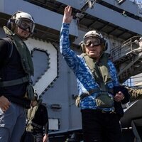 US Negotiating Team Visits Strike-Force Carrier Off Iranian Waters