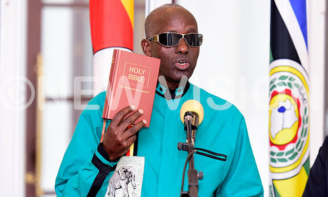 Tumwine starts work Tumwine starts work