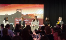  Florence Drummond, Andrea Maxey, Jarni McGuire, April O’Reilly and Amanda Healy at the WA Mining Club lunch