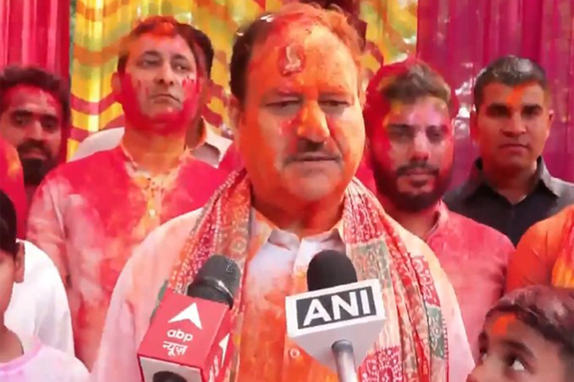 JP Nadda extends greetings, urges collective effort for "self-reliant India"