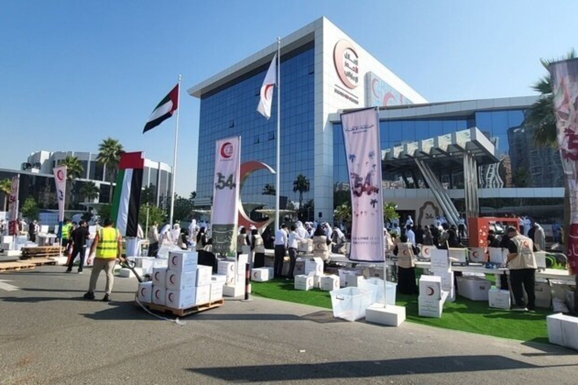 ERC prepares 1,971 food parcels for Gaza as part of 54th Eid Al Etihad celebrations
