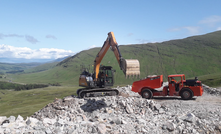 The load and haul phase: Cononish currently has estimated Reserves of 550,000t 