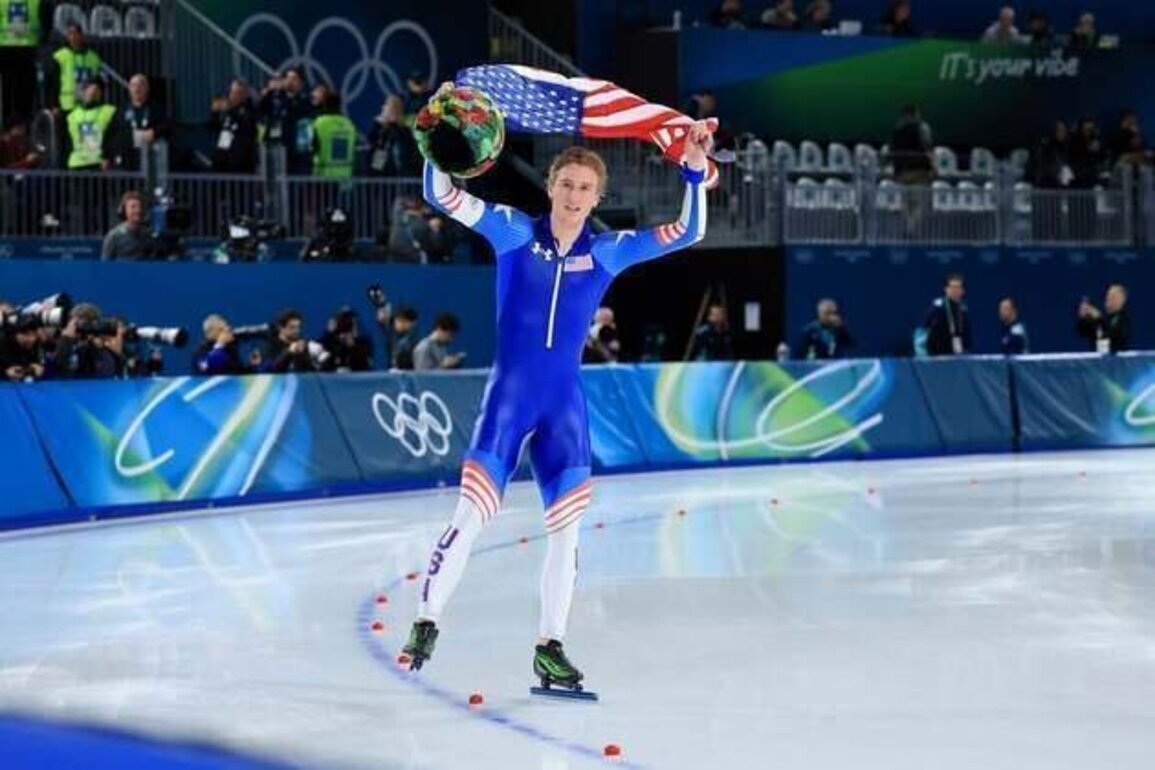 American Jordan Stolz takes 1,000m for speed skating gold