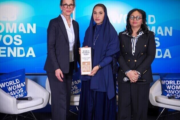 Shamma bint Mohammed honoured with 2026 World Woman Hero Award