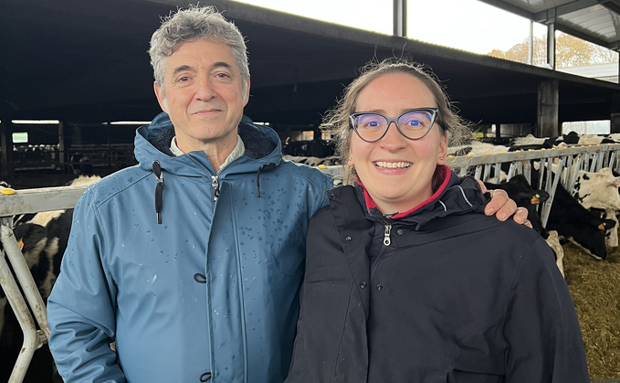 Dr Jesus de la Barrientos and Laura Seoane Novo at Ugasma, in Boimorto, where the farm's focus is on longevity and a circular system.