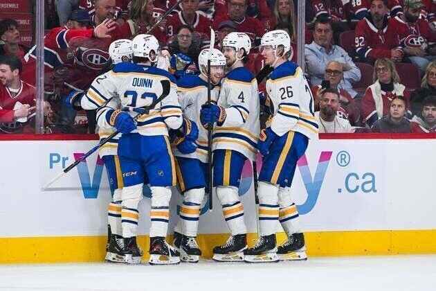 Sabres score 7 straight goals, force Game 7 vs. Canadiens