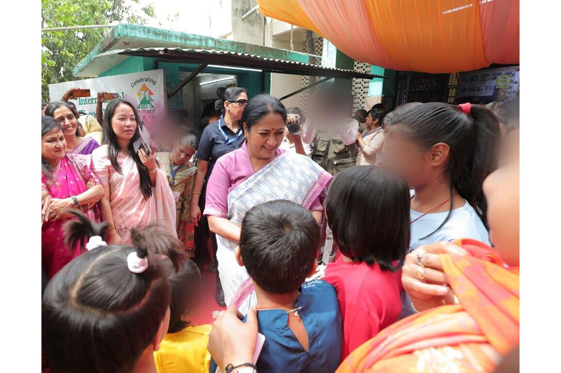 Delhi CM Rekha Gupta attends 'Nari Utsav' at Nirmal Chhaya