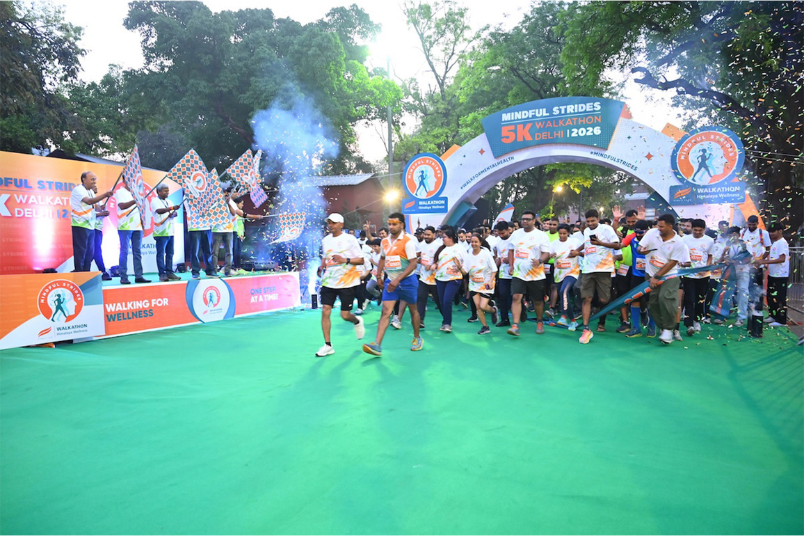 Mindful Strides: Himalaya Wellness Company Unites Delhi in Walk to Champion Mental Health