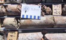 Drill core from DeBeers 2003 field trip.