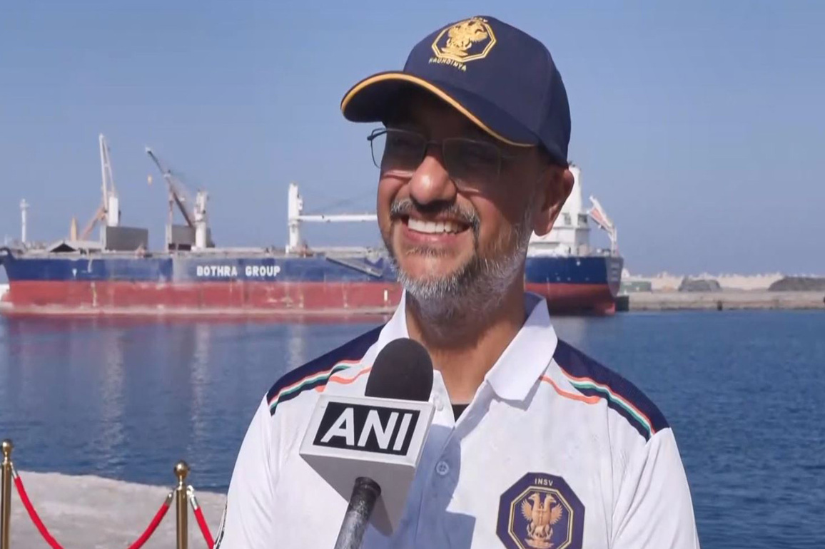 INSV Kaundinya's maiden voyage to Muscat "has been a dream": Sanjeev Sanyal on 18-day expedition