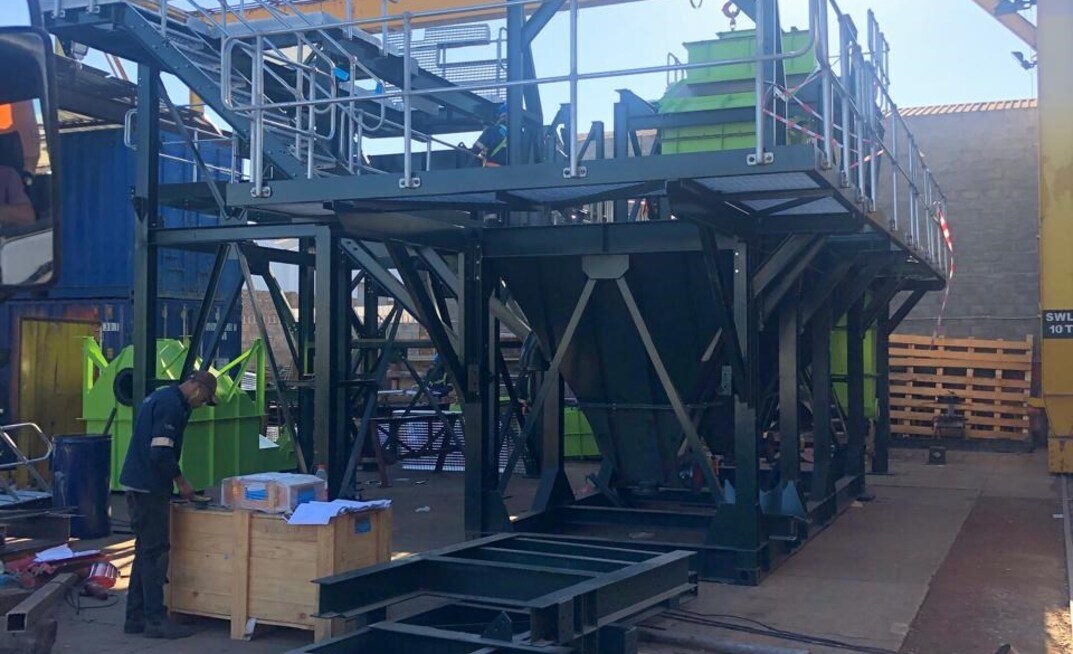 Planta modular do projeto de lítio Neves, da Atlas Lithium