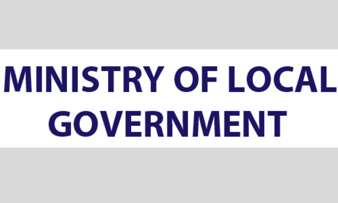 Tender notice from Ministry of Local Government Tender notice from Ministry of Local Government