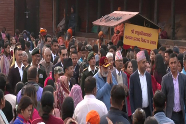 Six former Indian Army chiefs perform special Pooja at Pashupatinath Temple in Kathmandu