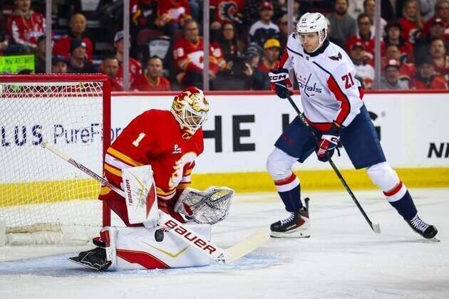 Aliaksei Protas' goal breaks tie, lifts Capitals past Flames