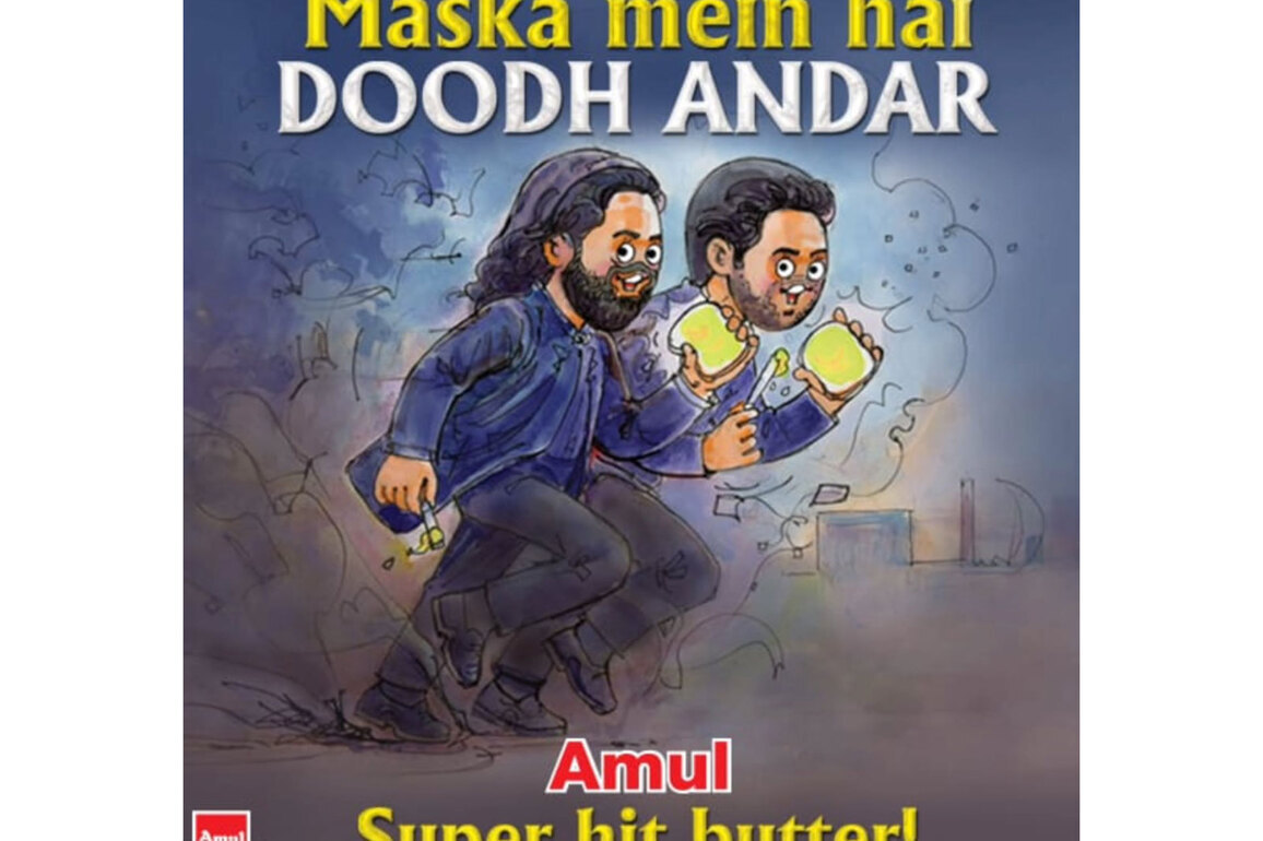 Amul celebrates 'Dhurandhar: The Revenge' buzz with special topical doodle