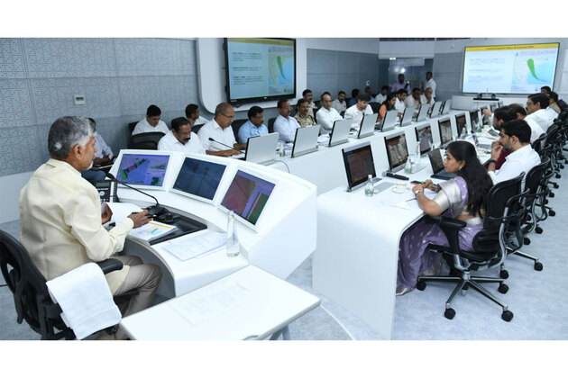 CM Chandrababu Naidu and Minister Lokesh lead 24x7 real-time monitoring as Cyclone Montha nears coast