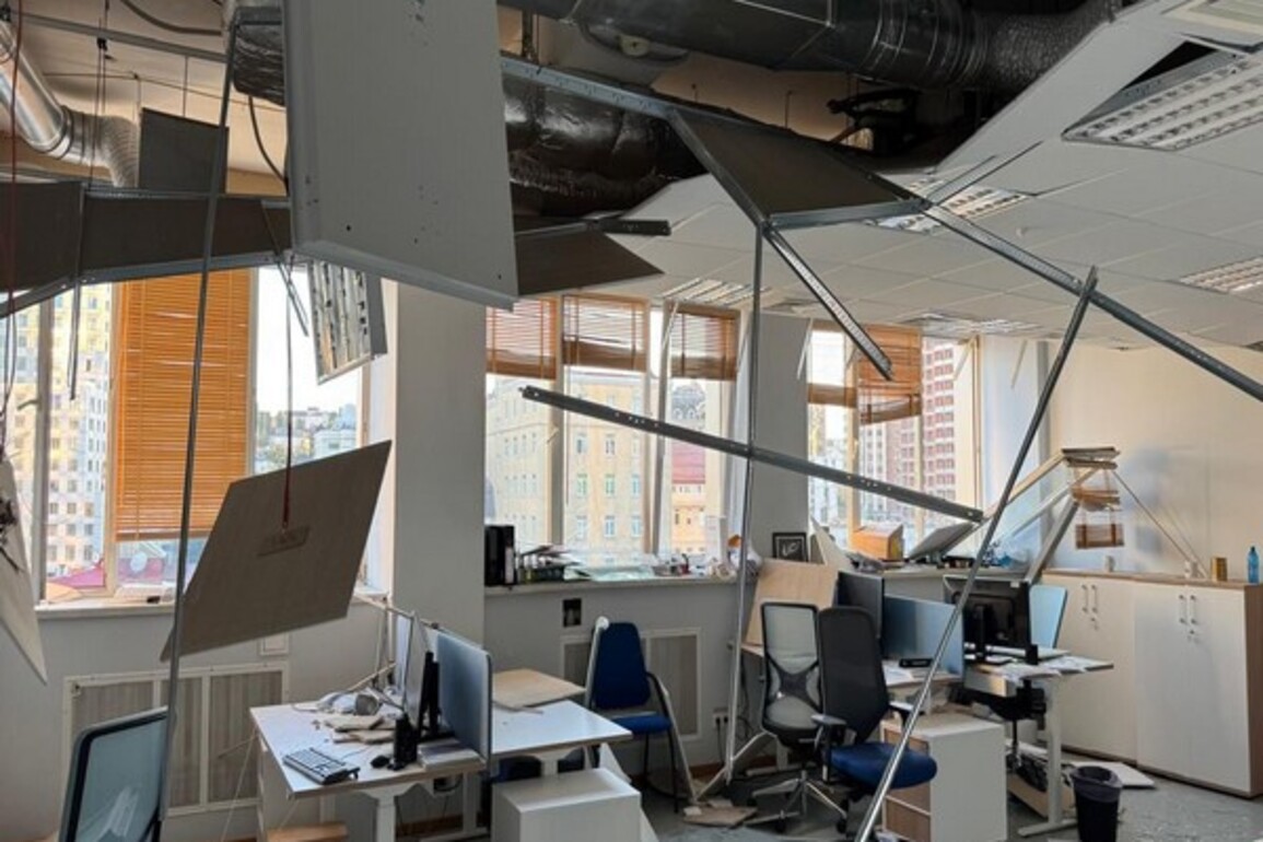 EU delegation building "severely" damaged in Russian missile strike on Kyiv