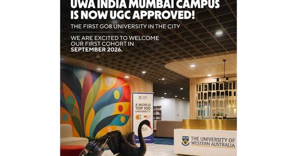 University of Western Australia gets UGC approval for Mumbai campus ahead of September 2026 opening