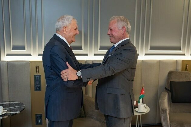 Jordan's King, Iraq's President discuss stepping up efforts to end war on Gaza