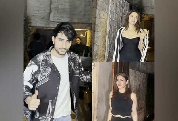 Ibrahim Ali Khan, Raveena Tandon, Tamannaah Bhatia, more celebs slay in black at Rasha Thadani's 20th Birthday party