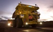 Autonomous trucks operate at Rio's iron ore operations in the Pilbara