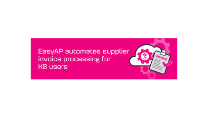 EasyAP automates supplier invoice processing for K8 users