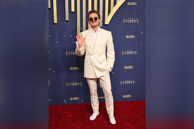 EMMYS 2025: Pedro Pascal looks dapper in all-white suit