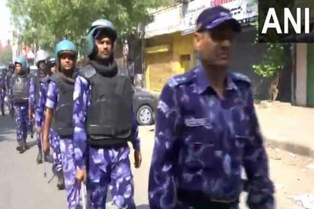 Delhi Police conducts flag march and security checks to ensure peace on Holi