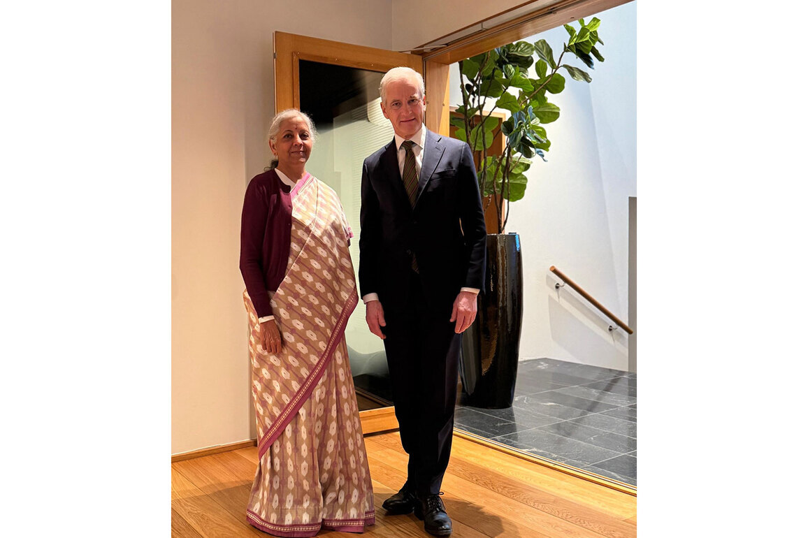 FM Sitharaman meets Norway PM, discusses expanding partnership across semiconductors, green tech, maritime sectors