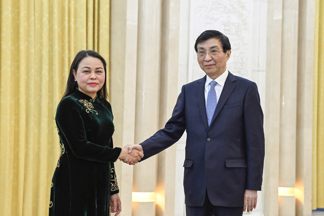 CHINA-BEIJING-WANG HUNING-VFF-MEETING (CN)