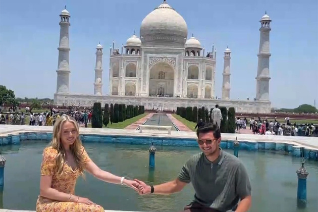 Tiffany Trump explores Taj Mahal with husband, takes adorable pictures at India's iconic monument
