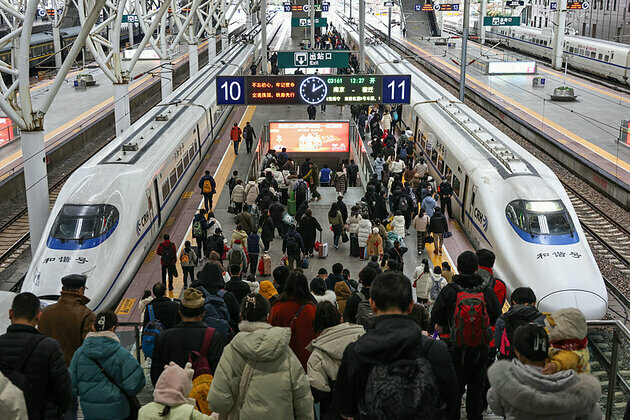 China's railway trips expected to hit 11.5 million on New Year's Day
