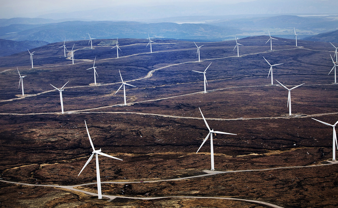 The Farr wind farm in Scotland