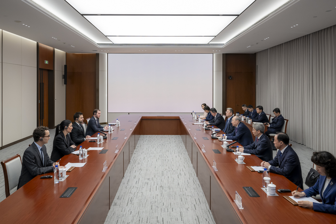 CHINA-BEIJING-YIN LI-FRENCH-SPEAKING REFORMIST MOVEMENT-DELEGATION-MEETING (CN)