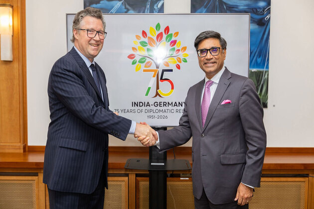 India-Germany launch logo marking 75 years of diplomatic ties, review strategic partnership during FOC