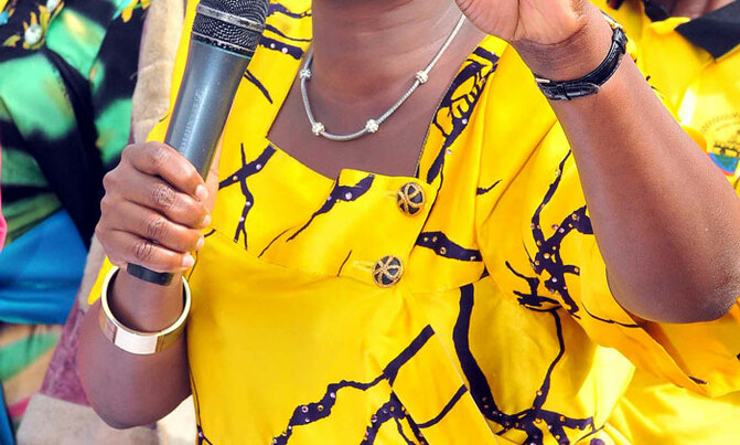 Tiperu takes NRM flag in Arua Tiperu takes NRM flag in Arua