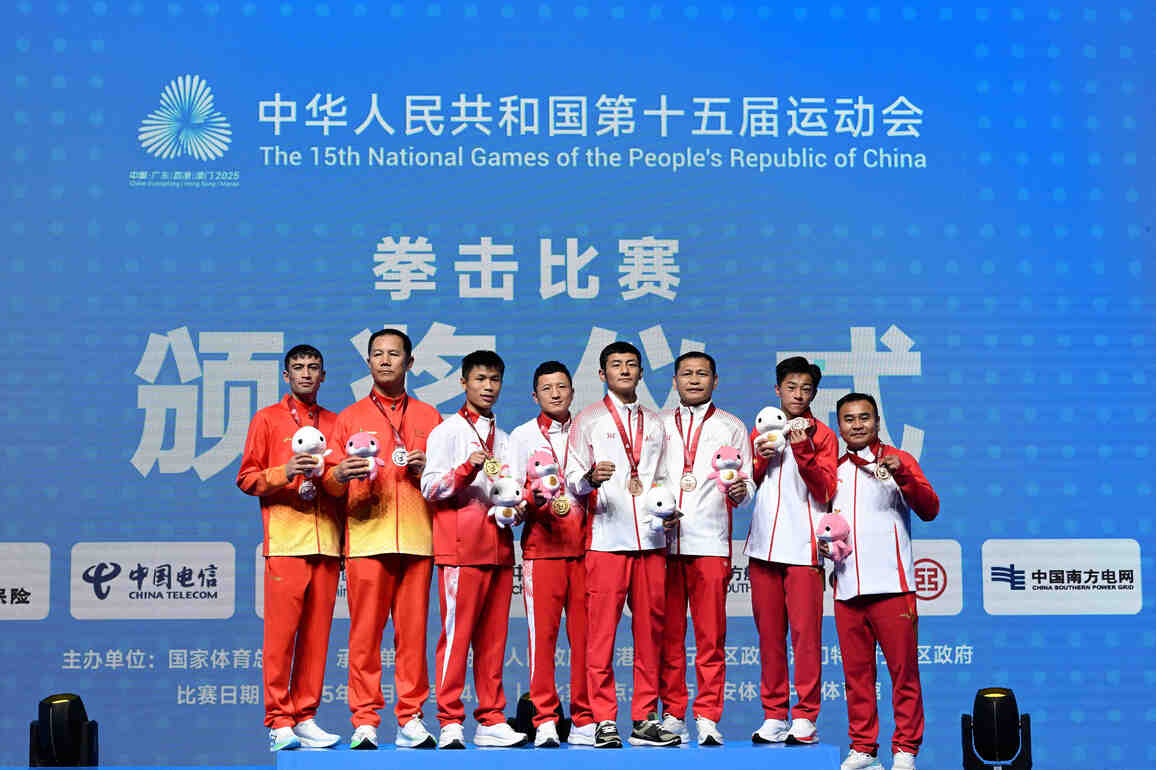 (SP)CHINA-15TH NATIONAL GAMES-BOXING-MEN'S 63.5KG-FINAL (CN)